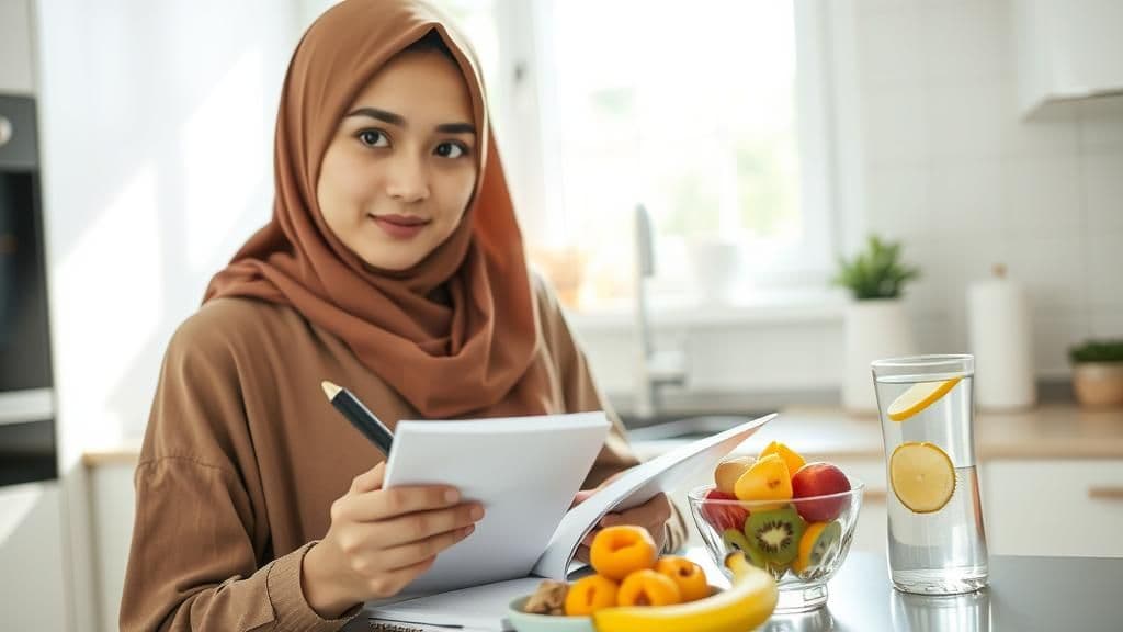 Cara pemakanan-sihat step by step