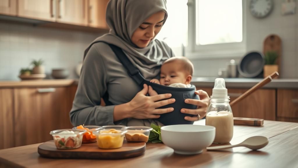 Bayi Makanan Malaysia Sihat Untuk Bayi Baru Lahir